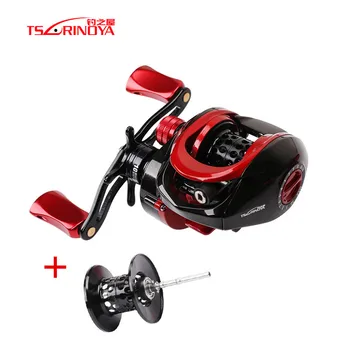 TSURINOYA XF-50 Casting Reel + Spare Deep Spool 6.6:1/10BB Baitcasting Fishing Reel Magnet Brake Aluminum Spool Moulinet Peche
TSURINOYA XF-50 Casting Reel + Spare Deep Spool 6.6:1/10BB Baitcasting Fishing Reel Magnet Brake Aluminum Spool Moulinet Peche