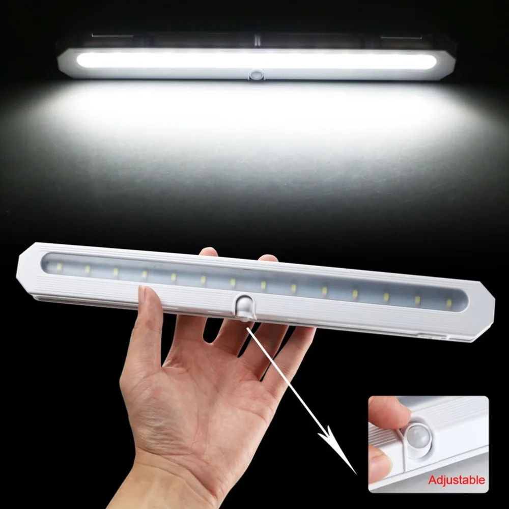 14 LED Motion Sensor Lamp Human Body Induction Closet Adjustable Table Light Infrared Stair Lighting New Version
14 LED Motion Sensor Lamp Human Body Induction Closet Adjustable Table Light Infrared Stair Lighting New Version