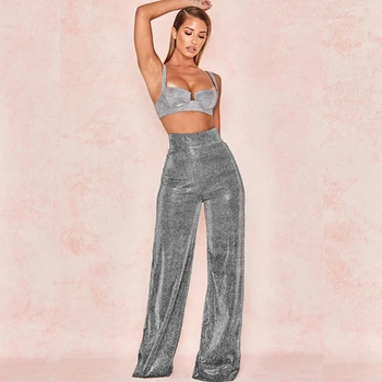 New Fashion Women 2019 Two 2 Pieces Spaghetti Strap Grey Backless V neck Jumpsuit Golden wire Causal Celebrity Party Verano
New Fashion Women 2019 Two 2 Pieces Spaghetti Strap Grey Backless V neck Jumpsuit Golden wire Causal Celebrity Party Verano