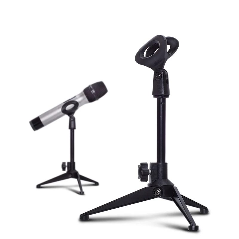 Adjustable Desktop Tripod Metal Microphone Stand Desktop Tripod Folding Mic laptop Holder Plastic For bm800 bm700 Beta 58A SM 58
Adjustable Desktop Tripod Metal Microphone Stand Desktop Tripod Folding Mic laptop Holder Plastic For bm800 bm700 Beta 58A SM 58