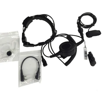 Military Covert Earpiece Grade Tactical Throat Mic Armpit PTT Headset with Finger PTT for KENWOODE Radio BF-UV5R UV82
Military Covert Earpiece Grade Tactical Throat Mic Armpit PTT Headset with Finger PTT for KENWOODE Radio BF-UV5R UV82