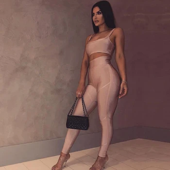 Adyce 2020 New Summer Women Club Bandage Set Strapless Tops& Long Pant 2 Two Pieces Sets Sleeveless Celebrity Evening Party Sets
Adyce 2020 New Summer Women Club Bandage Set Strapless Tops& Long Pant 2 Two Pieces Sets Sleeveless Celebrity Evening Party Sets