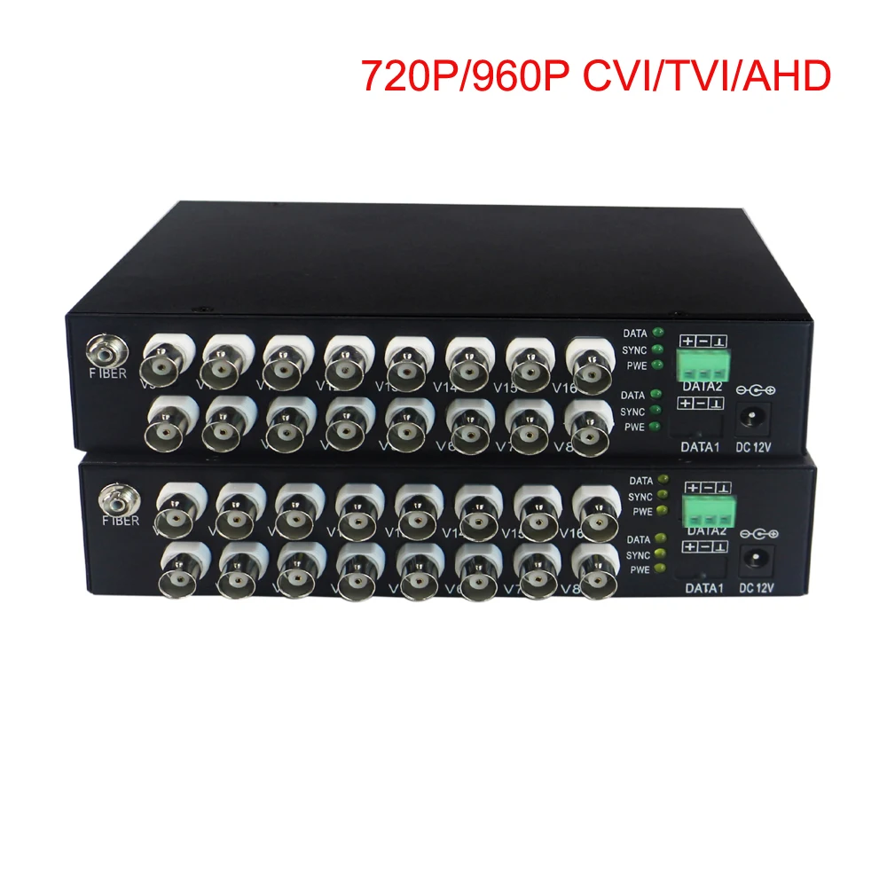 HD Video Fiber Optical Media Converters (Transmitter and Receiver) with Data for HD CCTV 960p 720p CVI TVI AHD HD Cameras
HD Video Fiber Optical Media Converters (Transmitter and Receiver) with Data for HD CCTV 960p 720p CVI TVI AHD HD Cameras