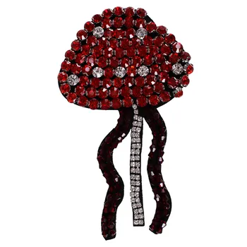 10pieces Craft Beaded Red Rhinestones Jellyfish Fabric Patches Sew on Clothing Applique Cartoon DIY Sewing Accessories TH635
10pieces Craft Beaded Red Rhinestones Jellyfish Fabric Patches Sew on Clothing Applique Cartoon DIY Sewing Accessories TH635