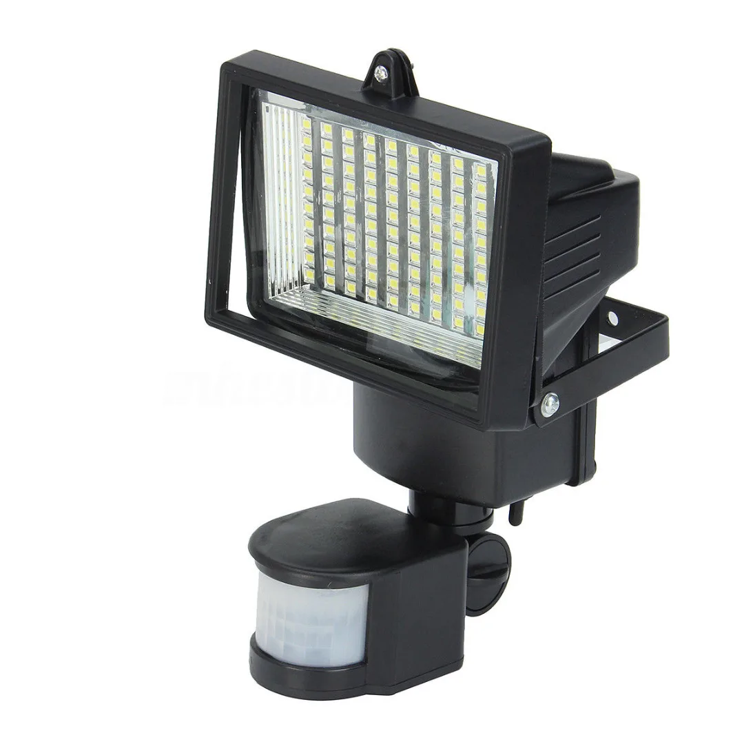 2019 Newest 100 LED Solar Panel Sensor Flood Light Security Motion Spot Lamp Outdoor Garden
