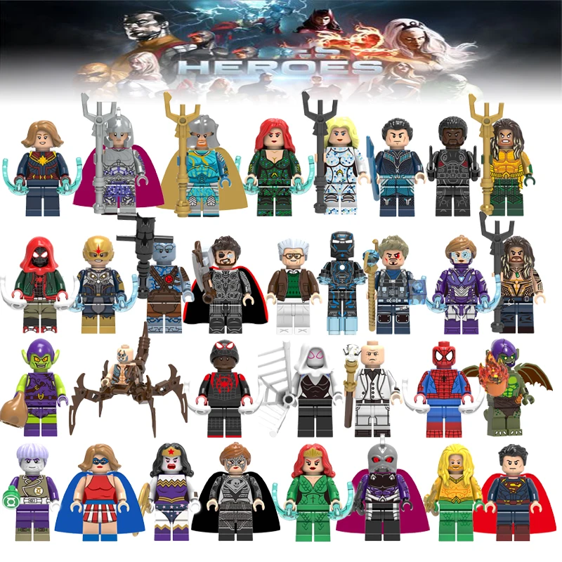 Marvel Superheros Legoelys Batman Spiderman Banana Man Buzz Lightyear Building Block Figures Toy For Children Brick
Marvel Superheros Legoelys Batman Spiderman Banana Man Buzz Lightyear Building Block Figures Toy For Children Brick
