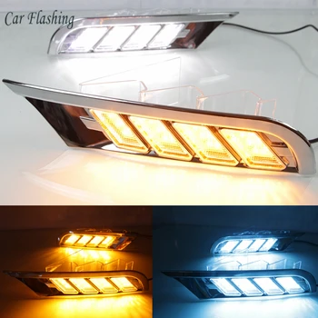 Car Flashing For Nissan Kicks 2017 2018 LED DRL Daytime Running Light Daylight yellow turn Signal lights fog lamp car-Styling
Car Flashing For Nissan Kicks 2017 2018 LED DRL Daytime Running Light Daylight yellow turn Signal lights fog lamp car-Styling