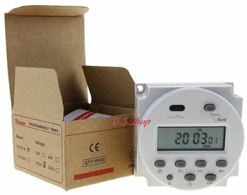 Stable Quality CN101 AC 110V Digital LCD convenience Power Programmable Timer Time Relay Switch
Stable Quality CN101 AC 110V Digital LCD convenience Power Programmable Timer Time Relay Switch