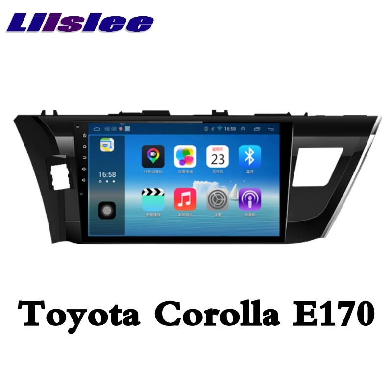 For Toyota Corolla E170 2013~2018 LiisLee Car Multimedia TV DVD GPS Audio Hi-Fi Radio Stereo Original Style Navigation NAVI 1