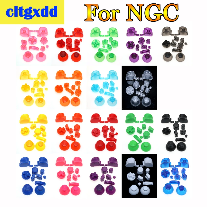 cltgxdd Full Button Sets Mod Replace Dpad ABXY Trigger Thumbstick Parts For Gamecube For N GC Controller 3D Thumbsticks Caps
cltgxdd Full Button Sets Mod Replace Dpad ABXY Trigger Thumbstick Parts For Gamecube For N GC Controller 3D Thumbsticks Caps