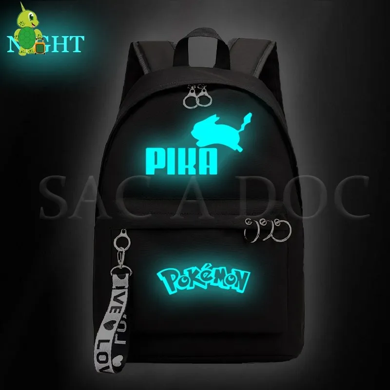 Pokemon Backpack New Fashion Cartoon School Bags for Girls College Students Laptop Backpack Pikachu Eevee Travel Rucksack
Pokemon Backpack New Fashion Cartoon School Bags for Girls College Students Laptop Backpack Pikachu Eevee Travel Rucksack