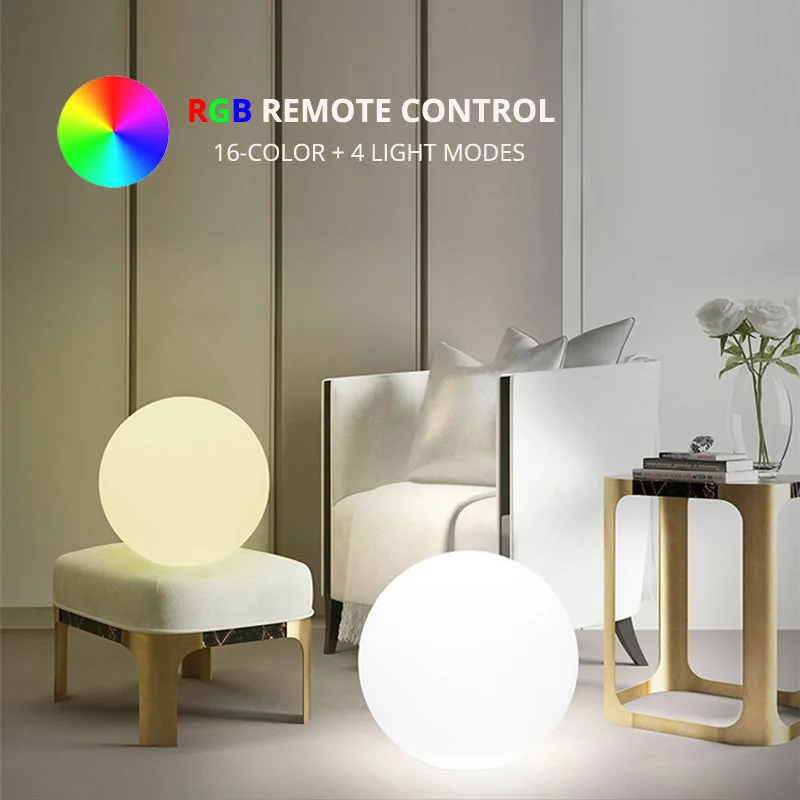 D30CM RGB LED Ball Lights Christmas Event Wedding Night Party 24Key Remote Control Multicolor Changing Sphere LED Night Lamps
D30CM RGB LED Ball Lights Christmas Event Wedding Night Party 24Key Remote Control Multicolor Changing Sphere LED Night Lamps