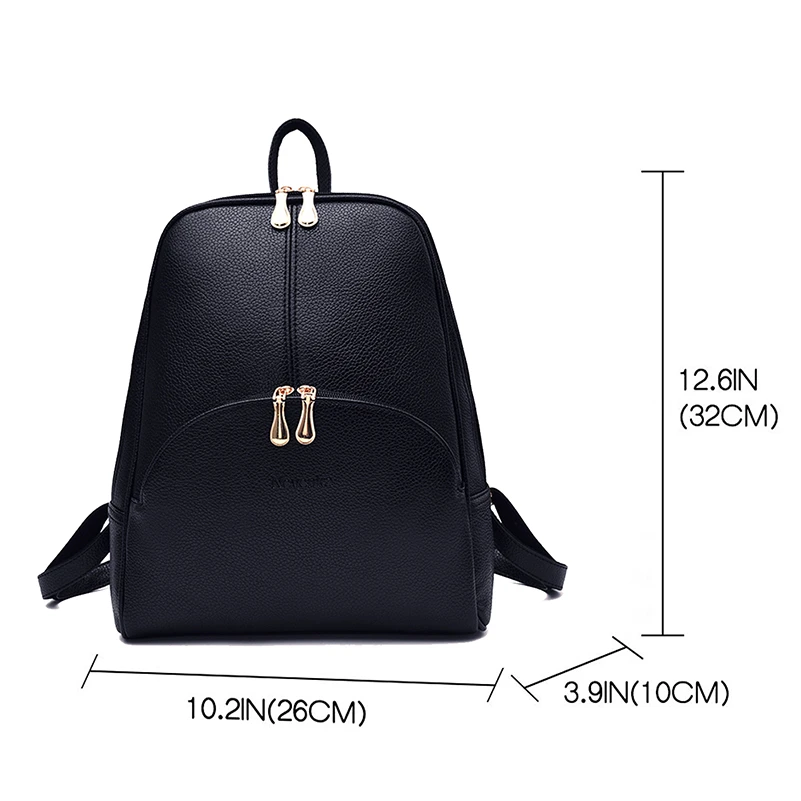 Nevenka Women Backpack Leather Backpacks Softback Bags Brand Name Bag Preppy Style Bag Casual Backpacks Teenagers Backpack Sac01