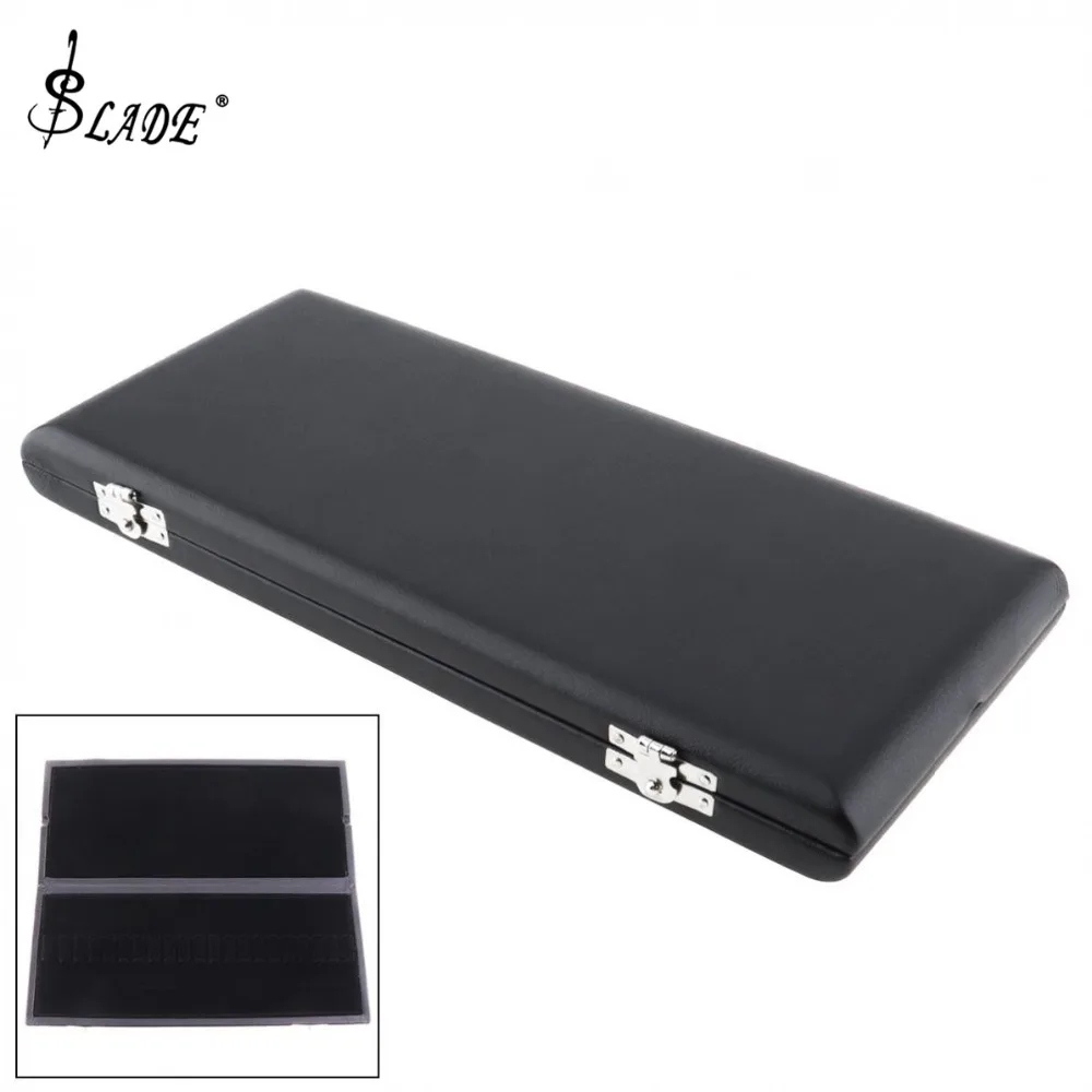 Oboe Reed Box Hold 20pcs Reeds Leather Black PU Reed Package Musical Instruments Accessories
Oboe Reed Box Hold 20pcs Reeds Leather Black PU Reed Package Musical Instruments Accessories