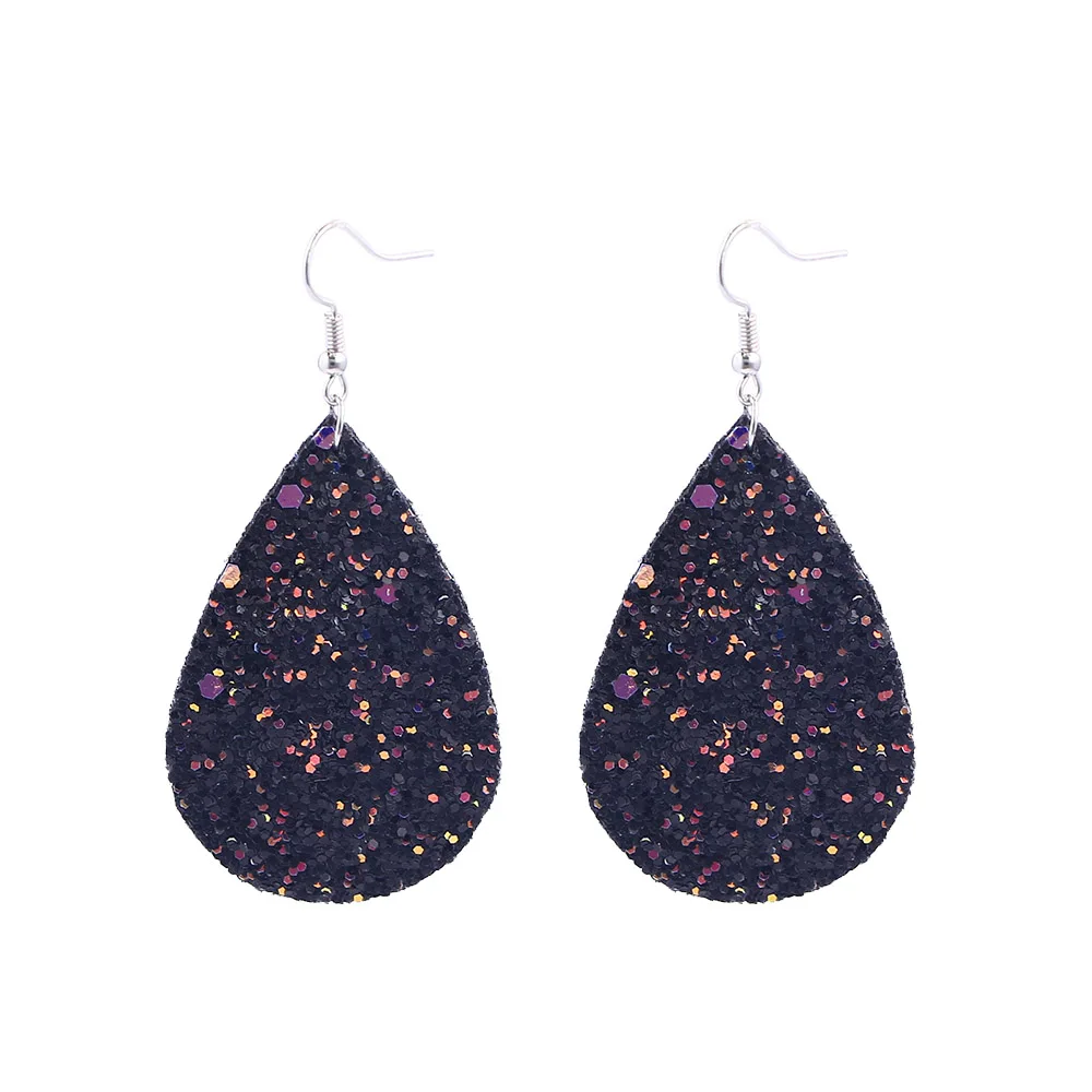 Hot Fashion Glitter Teardrop Leather Statement Earrings Big Water Drop PU Leather Drop Earrings Jewelry For Women 2018 Wholesale
Hot Fashion Glitter Teardrop Leather Statement Earrings Big Water Drop PU Leather Drop Earrings Jewelry For Women 2018 Wholesale