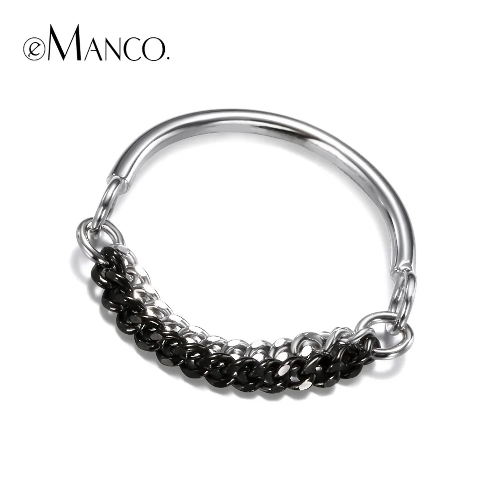 e-Manco 925 Silver Double Color Chain Rings Plated Ring Punk Trendy Party Fine Vintage Wholesale Best Gift Engagement
e-Manco 925 Silver Double Color Chain Rings Plated Ring Punk Trendy Party Fine Vintage Wholesale Best Gift Engagement