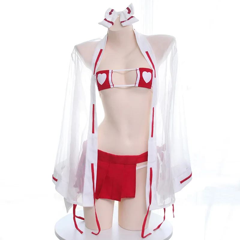 Womens Anime Psychic Cosplay Costumes Japanese Kimono Witch Uniform Sexy Bikini Lingerie Set Halloween Costumes
Womens Anime Psychic Cosplay Costumes Japanese Kimono Witch Uniform Sexy Bikini Lingerie Set Halloween Costumes
