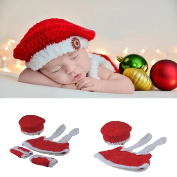 Newborn Baby Christmas Santa Clause Hat Knitwear Handmade Crochet Photography Prop Cosplay Costume Kids Sets Toddler Christening
Newborn Baby Christmas Santa Clause Hat Knitwear Handmade Crochet Photography Prop Cosplay Costume Kids Sets Toddler Christening