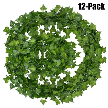 12 Branch 6.89Ft Artificial Ivy Silk Fake Hanging Vine Plant Leaves Garland For Wall Decoration Artificial Pant
12 Branch 6.89Ft Artificial Ivy Silk Fake Hanging Vine Plant Leaves Garland For Wall Decoration Artificial Pant