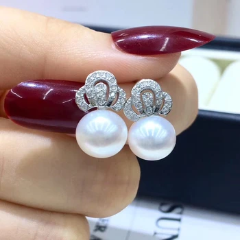 925 Sterling Silver Earrings Findings Crown Earrings Settings Mountings Parts Mounts for Pearls Agate Coral Beads Stones
925 Sterling Silver Earrings Findings Crown Earrings Settings Mountings Parts Mounts for Pearls Agate Coral Beads Stones