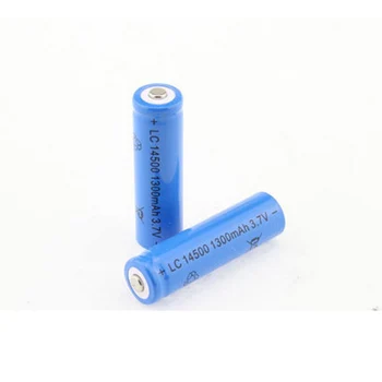 2PCS/LOT AA 14500 1300mah 3.7 V lithium ion rechargeable batteries and LED flashlight, free delivery
2PCS/LOT AA 14500 1300mah 3.7 V lithium ion rechargeable batteries and LED flashlight, free delivery