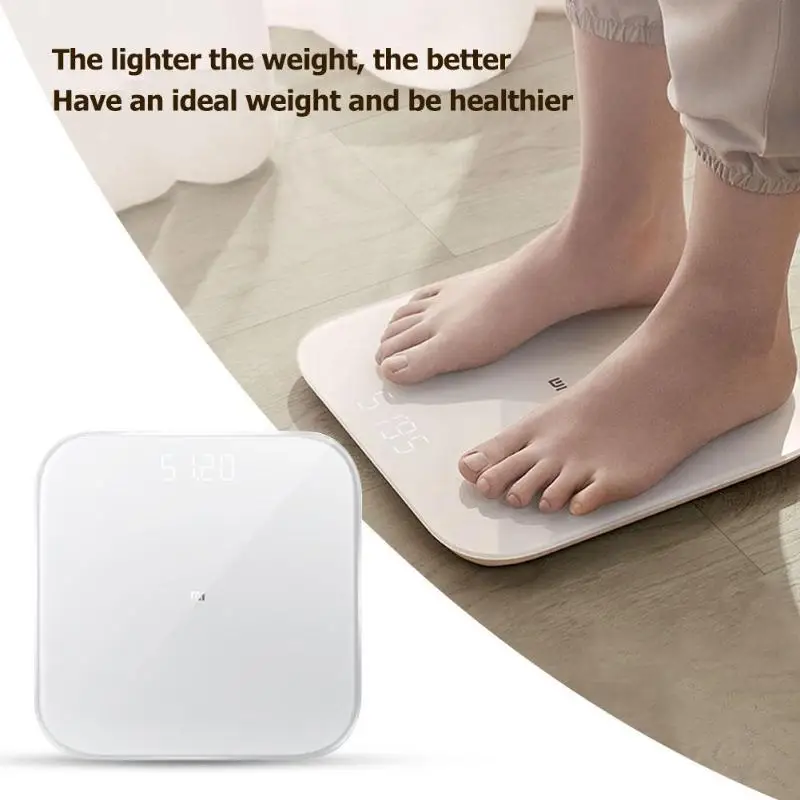 Xiaomi Digital Scale 2 Weight Scale Smart Home Bluetooth 5.0 Scale Mi Fit APP Control Precision Health Weight Scale LED Display
Xiaomi Digital Scale 2 Weight Scale Smart Home Bluetooth 5.0 Scale Mi Fit APP Control Precision Health Weight Scale LED Display