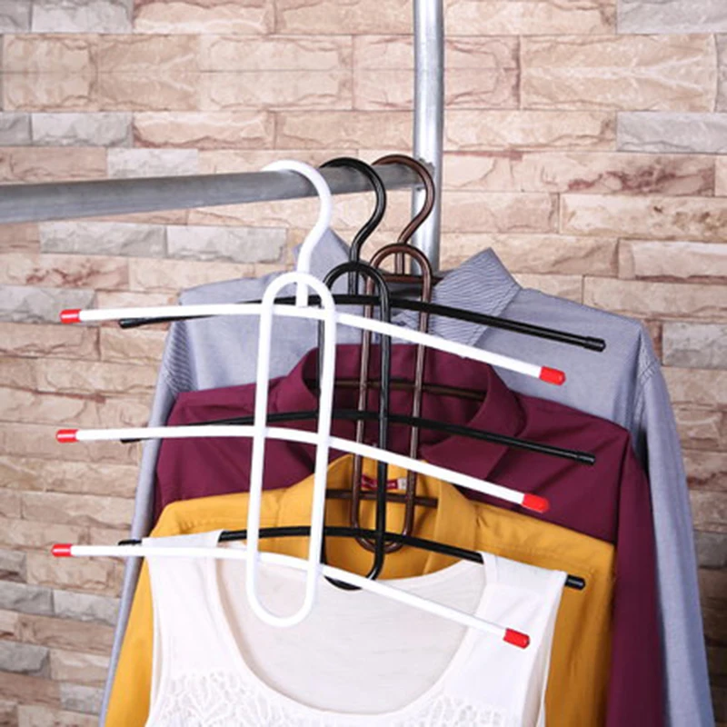 5 pcs/lot 38cm Three Layers Clothes Hangers Multifunctional Multilayer Shirts Hanger Closet Storage
5 pcs/lot 38cm Three Layers Clothes Hangers Multifunctional Multilayer Shirts Hanger Closet Storage