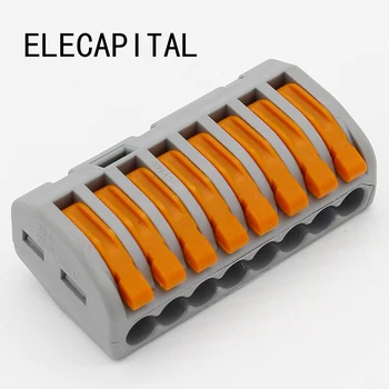 Free shipping 10Pcs PCT-218 Universal Compact Wire Wiring Connector Connectors 8 pin Conductor Terminal Block With Lever
Free shipping 10Pcs PCT-218 Universal Compact Wire Wiring Connector Connectors 8 pin Conductor Terminal Block With Lever