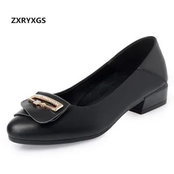 2019 New Spring Fashion Rhinestone Cowhide Leather Shoes Woman Large Size Pointed Women Pumps Non-slip Breathable Casual Shoes
2019 New Spring Fashion Rhinestone Cowhide Leather Shoes Woman Large Size Pointed Women Pumps Non-slip Breathable Casual Shoes