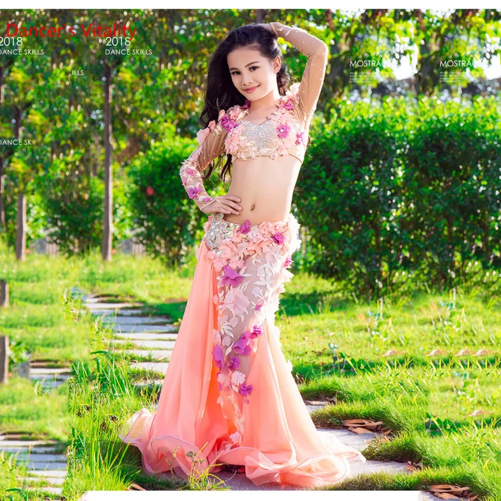 Custom Made Children's Belly Dance Set Show Costume New Chiffon Bra Long Skirt Fashion Set
Custom Made Children's Belly Dance Set Show Costume New Chiffon Bra Long Skirt Fashion Set