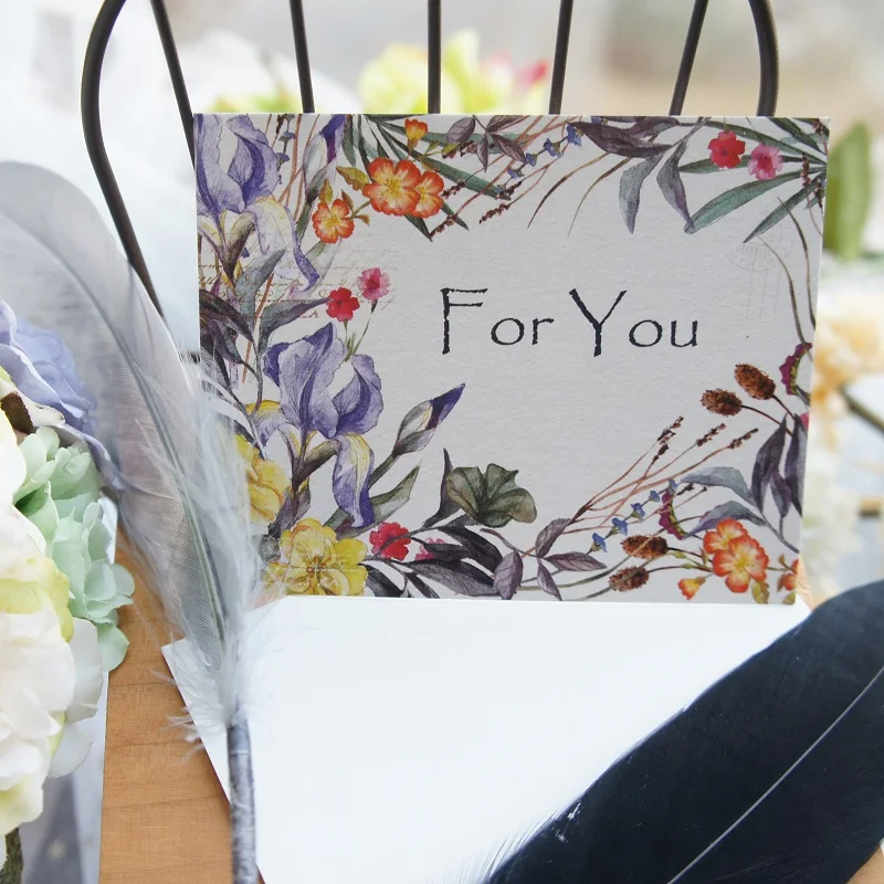 50pcs Mini for you Card watercolor Classic flower style multi-use Scrapbooking invitation DIY Decor party gift message card
50pcs Mini for you Card watercolor Classic flower style multi-use Scrapbooking invitation DIY Decor party gift message card