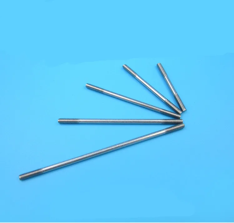 10pcs Stainless Steel Push Rods M3 L25-300mm 30/40/50/60/75/85/100/120 buckle chuck ball head double threaded Connecting Rods
10pcs Stainless Steel Push Rods M3 L25-300mm 30/40/50/60/75/85/100/120 buckle chuck ball head double threaded Connecting Rods