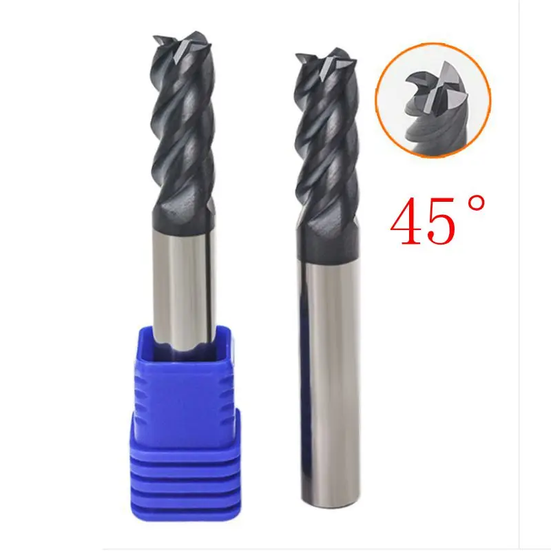 45 degrees Milling Cutter Alloy Coating Tungsten Steel Tool cnc maching EndMill top milling cutter kit milling machine tools
45 degrees Milling Cutter Alloy Coating Tungsten Steel Tool cnc maching EndMill top milling cutter kit milling machine tools