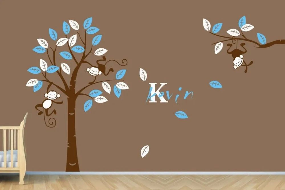 Monkey Tree Wall Art Stickers Personalized Baby Kids Name Wall Decals Home Decor High Quality Vinyl Wallpaper 3d Poster D830C
Monkey Tree Wall Art Stickers Personalized Baby Kids Name Wall Decals Home Decor High Quality Vinyl Wallpaper 3d Poster D830C