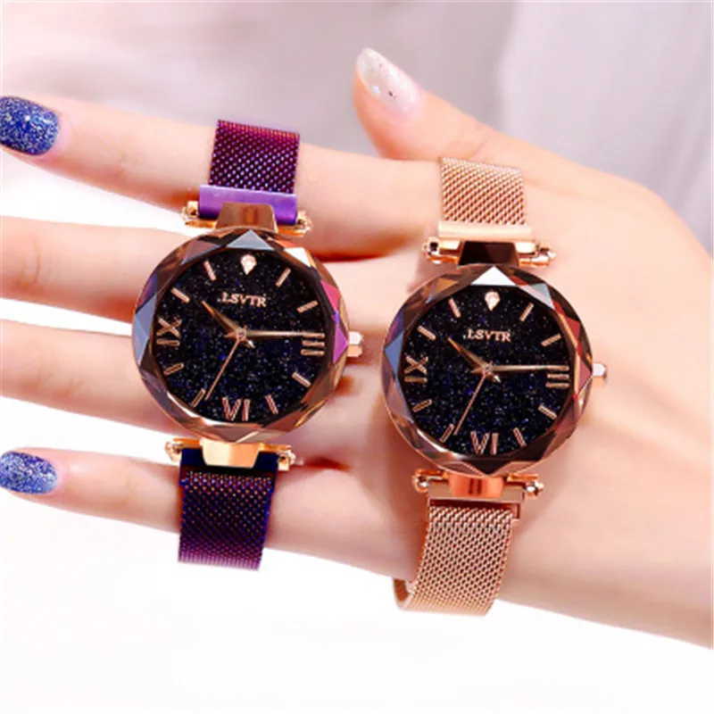 New Starry Star Design Women Watches Fashion Rose Gold Dial Stainless Steel Band Quartz Wrist Watch Gifts relogios feminino 2019
New Starry Star Design Women Watches Fashion Rose Gold Dial Stainless Steel Band Quartz Wrist Watch Gifts relogios feminino 2019