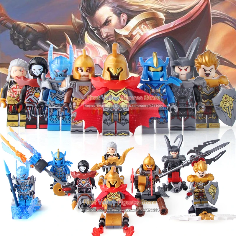 DR.TONG 8pcs/lot Glory of the King Game Romance of the Three Kingdoms Comics Figures Building Blocks Children Bricks Toys SY679
DR.TONG 8pcs/lot Glory of the King Game Romance of the Three Kingdoms Comics Figures Building Blocks Children Bricks Toys SY679