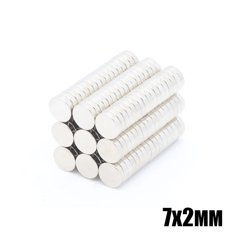 200Pcs 7x2 mm Neodymium Magnet Disc N35 Permanent Small Round Super Powerful Strong Magnetic Magnets For Craft 7 mm x 2 mm
200Pcs 7x2 mm Neodymium Magnet Disc N35 Permanent Small Round Super Powerful Strong Magnetic Magnets For Craft 7 mm x 2 mm