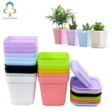 Pot Garden Pot-Holder Flower-Pot Animal-Plant Plastic Balcony Mini Balkon-Wyq Colorful