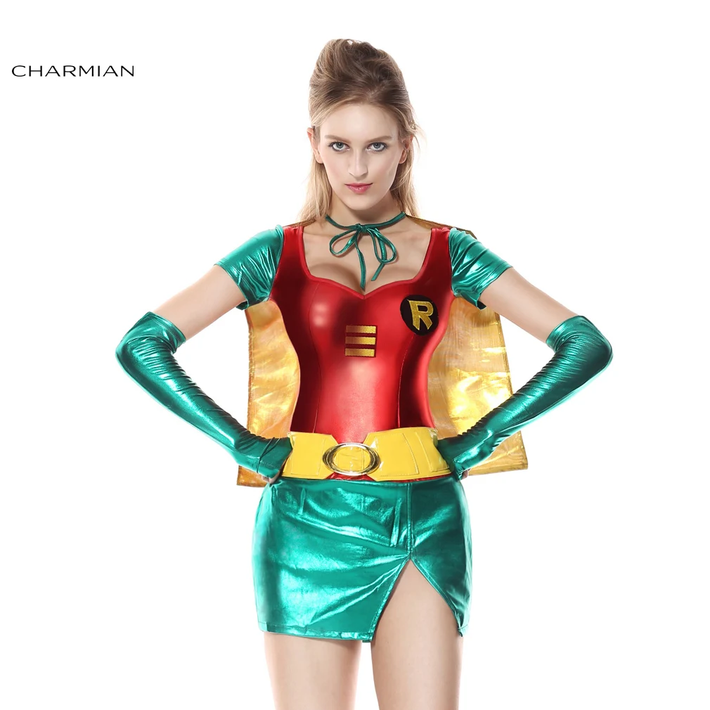 Charmian Halloween Costume for Women Sexy Robin Super Hero Anime Cosplay Carnival Party Fantasias Feminina Para Festa
Charmian Halloween Costume for Women Sexy Robin Super Hero Anime Cosplay Carnival Party Fantasias Feminina Para Festa