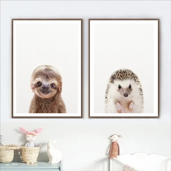 Woodland Animals Art Posters and Prints Sloth Wall Art Canvas Painting Baby Hedgehog Wall Pictures For Study Room Home Decor
Woodland Animals Art Posters and Prints Sloth Wall Art Canvas Painting Baby Hedgehog Wall Pictures For Study Room Home Decor