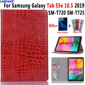 Case for Samsung Galaxy Tab S5e 10.5 Cover Case T720 T725 SM-T720 SM-T725 Shell Funda Crocodile Pattern Leather with Card Slot
Case for Samsung Galaxy Tab S5e 10.5 Cover Case T720 T725 SM-T720 SM-T725 Shell Funda Crocodile Pattern Leather with Card Slot