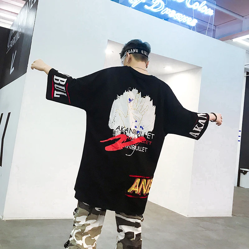Street Tide Man Sleeve Student Hip Hop Easy Half Printing T shirt streetwear skateboard stranger things personality city boy
Street Tide Man Sleeve Student Hip Hop Easy Half Printing T shirt streetwear skateboard stranger things personality city boy