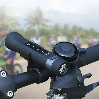 

Buyincoins 4 in 1 Mini Wireless Speaker Bluetooth Outdoor Sport Bicycle FM Radio LED Bike Light Lamp For Mounting #90875