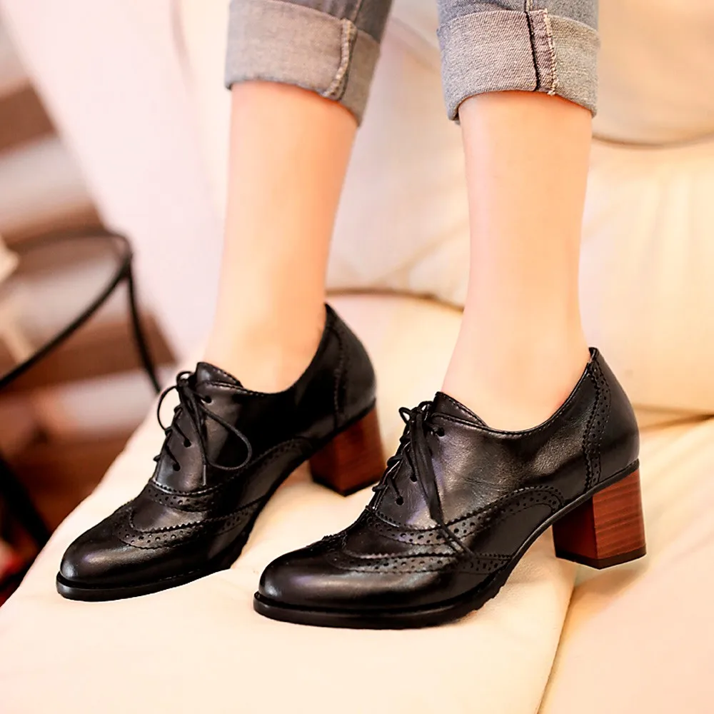 Fashion Women's Pumps Hollow Shallow Mouth Single Shoes Thick High Heel Casual Shoes 2018 Spring Women Shoes sapato feminino
Fashion Women's Pumps Hollow Shallow Mouth Single Shoes Thick High Heel Casual Shoes 2018 Spring Women Shoes sapato feminino