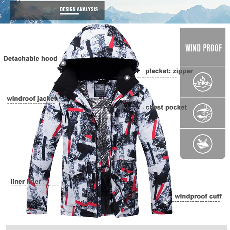 Men Women Winter Ski Male Outdoor Thermal Waterproof Jackets Snow Skiing Windproof Snowboard Couple Pink Black
Men Women Winter Ski Male Outdoor Thermal Waterproof Jackets Snow Skiing Windproof Snowboard Couple Pink Black