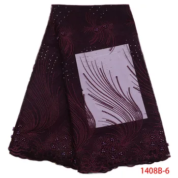 Tulle Lace Fabric Maroon Beaded Lace Fabric With Stones African Lace Fabric 8 Colors Optional Wholesale For Parties QF1408B-1
Tulle Lace Fabric Maroon Beaded Lace Fabric With Stones African Lace Fabric 8 Colors Optional Wholesale For Parties QF1408B-1