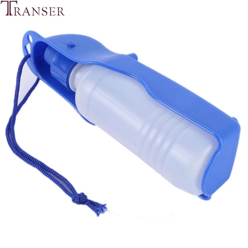 Портативная пластиковая бутылка для воды собак Transer 250 мл 500 71229|Кормление собаки| |