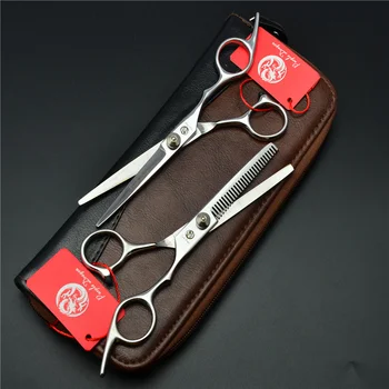 6.0 'Japan Hairdressing Scissors Hair Cutting Thinning Scissors Set Barber Shears Tijeras Pelo High Quality Hair Salon
6.0 'Japan Hairdressing Scissors Hair Cutting Thinning Scissors Set Barber Shears Tijeras Pelo High Quality Hair Salon