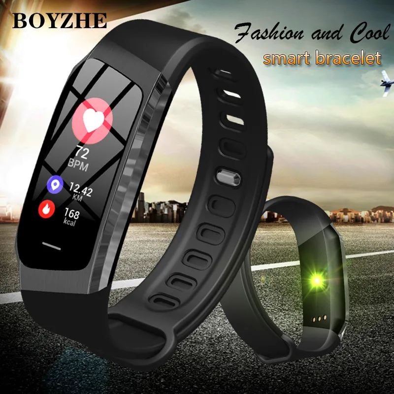 BOYZHE Smart Watch Men Band Color LCD Screen Fitness Bracelet IP67 Waterproof Smart Band Heart Rate IOS Android Phone Watches
BOYZHE Smart Watch Men Band Color LCD Screen Fitness Bracelet IP67 Waterproof Smart Band Heart Rate IOS Android Phone Watches