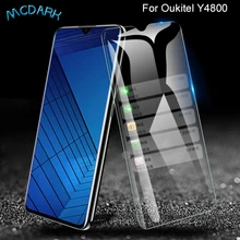 Protector de pantalla de cristal frontal de 6,3 pulgadas para Oukitel Y4800 repuesto para Oukitel Y4800 accesorios fáciles de instalar para teléfono móvil(China)